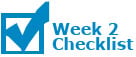 Week 2 Checklist