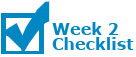 Week 2 Checklist