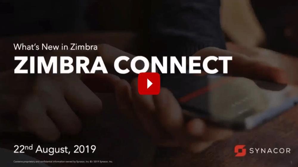 Zimbra Connect Webinar Cover