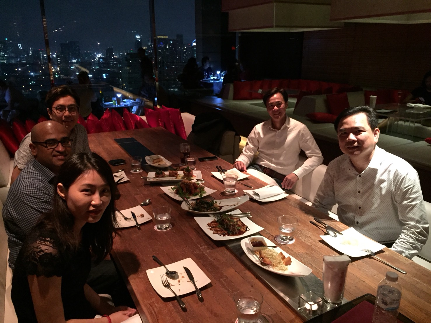 Himesh dinning with Rhipe-1