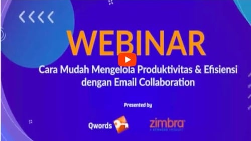 Zimbra and PT Qwords webinar