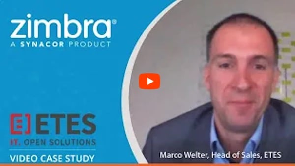 Zimbra Video Case Study with Marco Welter, ETES