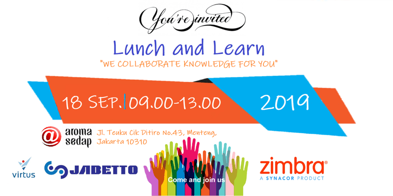 Zimbra Lunch & Learn by Jabetto 2019